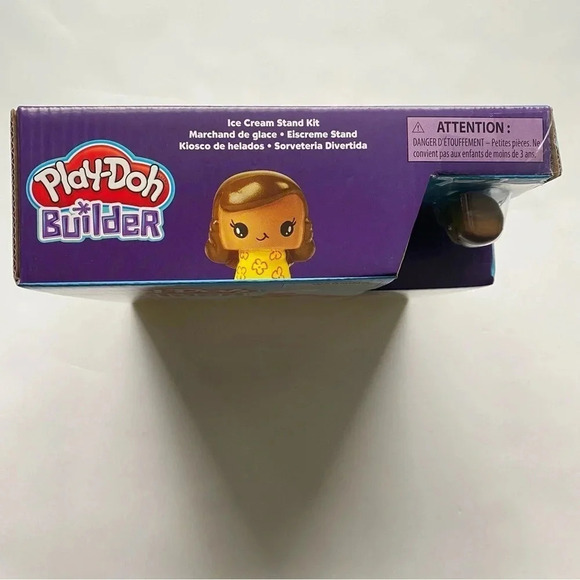 New Play-Doh Builder Ice Cream Stand Building Kit ages 5+ SEALED! Play Dough - Picture 7 of 11